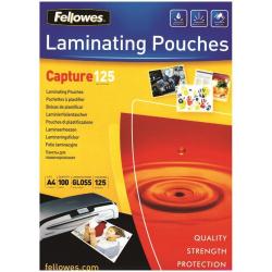 Fellowes Accessori per plastificatrici Pouches in poliestere formato A/4 spessore 125 my.pz.100