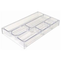 Arda Portaoggetti da tavolo TRAY PORTAOGGETTI –  – CRISTALLO 257X156X34 MM  FORMATO COMPATTO E DI POCO INGOMBRO (CONF. 10)