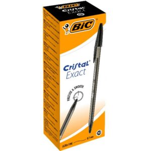 Bic Penne a Sfera CF20 CRISTAL EXACT 0.7 NERO