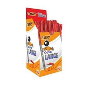 Bic Penne a Sfera CF50PENNE SF CRISTAL PLAR ROSSO