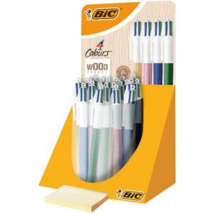 Bic Penne a Sfera ESP30 4 COLORI WOOD