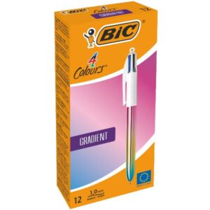 Bic Penne a Sfera CF12 4 COLORI WOOD GRADIENT