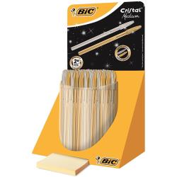 Bic Penne a Sfera CF40 CRISTAL MEDIUM ORO/ARGENTO