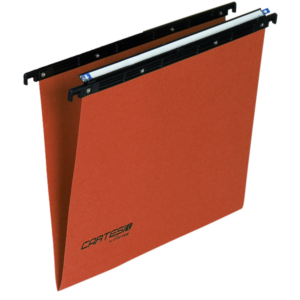 Bertesi Cartelle Sospese CARTELLE SOSPESE PER CASSETTO LINEA CARTESIO SERIE 100  COLORE ARANCIO  INTERASSE 38 FDO V (CONF.50)