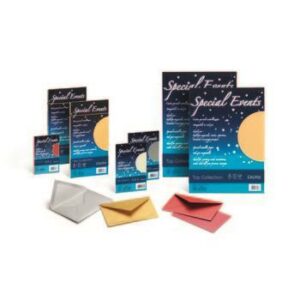 Cartotecnica Favini Cartoncini generici con busta e biglietti CF20FG SP. EVENTS 120GR A4 Rosso