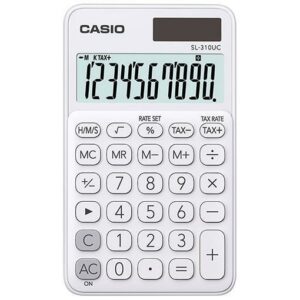 Casio TASCABILI Calcolatrice tascabile CASIO SL-310UC-WE BIANCO