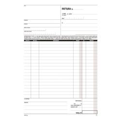 Data Ufficio Contabilità / Società CF10 FATTURE AD UNA ALIQUOTA 50 MODULI AUTORICALCANTI IN DUPLICE COPIA29 7X21 5