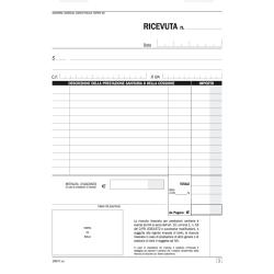 Data Ufficio Sanità CF5 BLOCCHI RICEVUTE SANITARIE REGISTRO DEGLI ONORARI E DELLE FATTURE BLOCCO DI 50/50 COPIE AUTORICALCANTI 21.5X14.8 CM