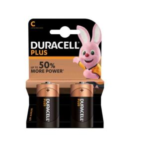 Duracell PILE ALCALINE CF2 PLUS100 Mezzatorcia C 1400