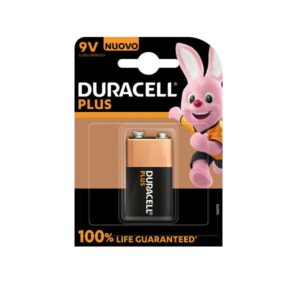 Duracell PILE ALCALINE BATTERIA PLUS100 Transistor 9V 1604