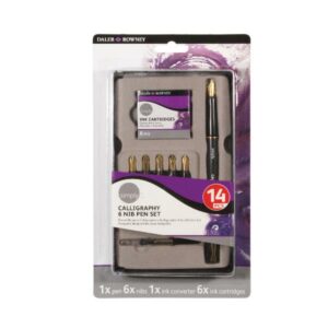 Daler Rowney Kit Creativi Calligrafia SIMPLY  Assortimento di 14 pezzi