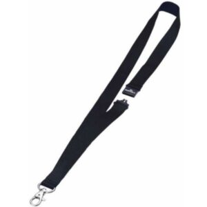 Durable Portanomi e portabadge CORDONCINO IN TESSUTO 20MM CON MOSCHETTONE E CLIP DI SICUREZZA        ANTISOFFOCAMENTO. LUNGHEZZA 44 CM.