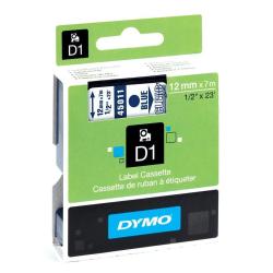 Dymo NASTRI PER ETICHETTATORI NASTRO  D1 12MMX7M BLU/TRASP