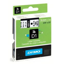 Dymo NASTRI PER ETICHETTATORI NASTRO  D1 9MMX7M NERO/BIANCO