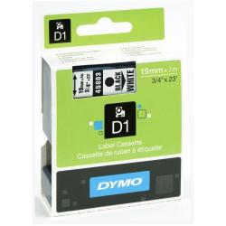 Dymo NASTRI PER ETICHETTATORI NASTRO D1 19MMX7M NERO/BIANCO