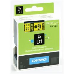 Dymo NASTRI PER ETICHETTATORI NASTRO D1 19MMX7M NERO/GIALLO