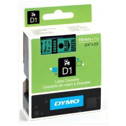 Dymo NASTRI PER ETICHETTATORI NASTRO D1 19MMX7M NERO/VERDE