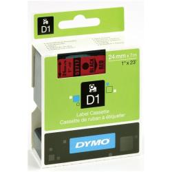 Dymo NASTRI PER ETICHETTATORI NASTRO D1 24MMX7M NERO SU ROSSO