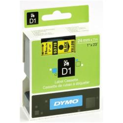 Dymo NASTRI PER ETICHETTATORI NASTRO D1 24MMX7M NERO/GIALLO