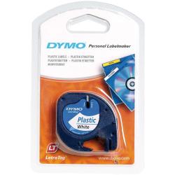 Dymo NASTRI PER ETICHETTATORI NASTRO DYMO LT IN PLASTICA  12MMX4MT- BIANCO