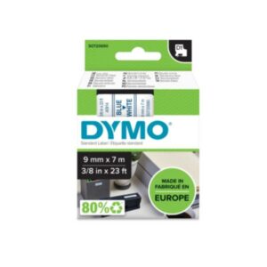 Dymo NASTRI PER ETICHETTATORI NASTRO  D1 9MMX7M BLU/BIANC