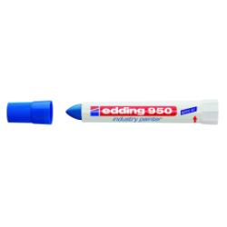 Edding Marcatori Marcatore a cera colore blu  P/tonda  tratto 10 mm  adatto a contrassegnare superfici  impossibili  (Conf. 10 pz)