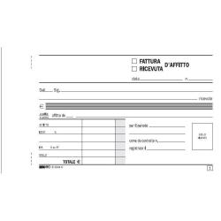 EdiPro Attività Blocco ricevuta d affitto 50×2 autoricalcante f.to 9 9X17