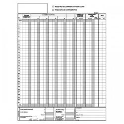 EdiPro Acquisti e Vendite Registro prima nota IVA corrispettivi 25×2 autoricalcante f.to 29 7×23