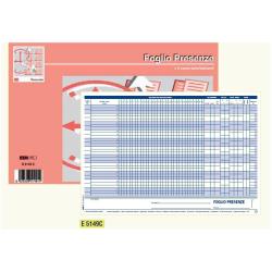 EdiPro Personale BLOCCO PRESENZE 50X2 AUTORICALCANTE F.TO 21X30