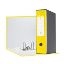 Esselte Registratori Registratori Eurofile Esselte – F.to commerciale – dorso 8 cm – f.to utile 23×30 cm – Giallo Vivida