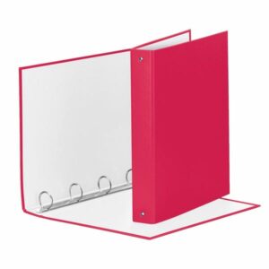 Esselte Raccoglitori MEETING  raccoglitore ad anelli 4-30-Tondo – f.to 22×30 cm FUCSIA