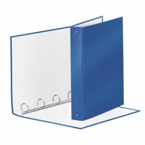 Esselte Raccoglitori MEETING  raccoglitore ad anelli 4-30-Tondo – f.to 22×30 cm BLU METALLIZZATO