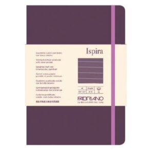 Fabriano Blocchi note con elastico FG96 ISPIRA SOFT A5 LINES PURPLE