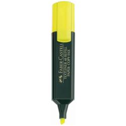 Faber Castell Evidenziatori Evidenziatore Textliner 48  giallo  3 larghezze di tratto 1 2 o 5 mm  ricaricabile (Conf. 10)