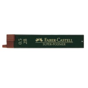 Faber Castell Portamine CF12MINE SUPERPOLYMERS-2B 0 5MM