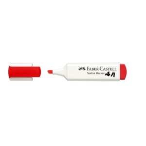 Faber Castell Marcatori Marker per tessuto  rosso