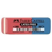 Faber Castell Gomme CF40GOMMA 7070-40 ROSSA/BLU MATITA ED INCHIOSTRO