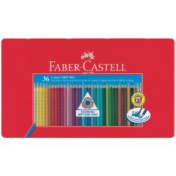 Faber Castell Kit Creativi CF36ASTUCCIO METALLO COLOUR GRIP