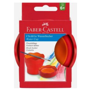 Faber Castell Kit Creativi CLICK GO SCODELLINO ACQUA ROSSO