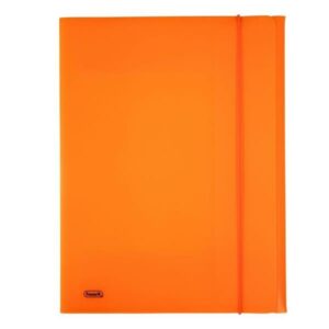 Favorit Cartelle e Cartelline CARTELLINA CON ELASTICO NEON ARANCIO 24X33 DORSO 0-1