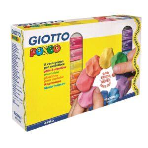 Giotto Kit Creativi CF16 panetti  di plastilina da 250g col. Ass