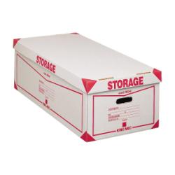 King Mec Scatole Archivio e Faldoni Contenitore Storage  Formato 41x27x78 cm (conf.8)