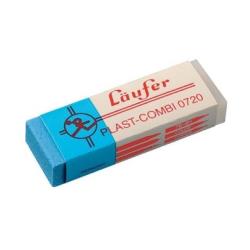 Lebez Gomme CF 20 GOMME PLAST LAUFER IN PLASTICA TRASPARENTE PER MATITE E INCHIOSTRI