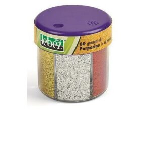 Lebez Kit Creativi BARATTOLO 60GR PORPORINA ASSORTITO