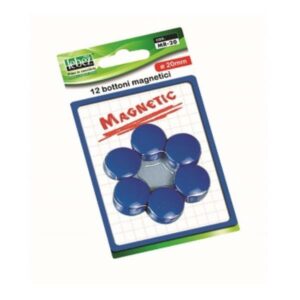 Lebez Accessori Lavagne e Planning CF12 BOTTONI MAGN.BLU 20 MM BLIST.