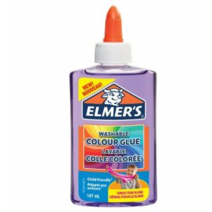 Elmers Colle ELMER s Colla Liquida Colore PURPLE TRANSLUCIDO – Flacone da 147 ml