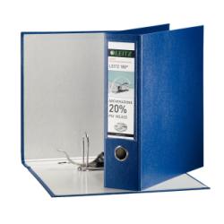 Leitz Registratori LEITZ REGISTRATORE 180° IN PLASTICA CON CUSTODIA – F.TO PROTOCOLLO DORSO 8 CM BLU   (CONF.6)