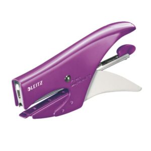 Leitz Cucitrici LEITZ 5547 CUCITRICE A PINZA – 15 FG – PUNTO N° 8 VIOLA