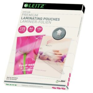 Leitz Accessori per plastificatrici CF100POUCHES UDT A4 125MICRON