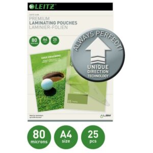 Leitz Accessori per plastificatrici CF25POUCHES UDT A4 80MICRON